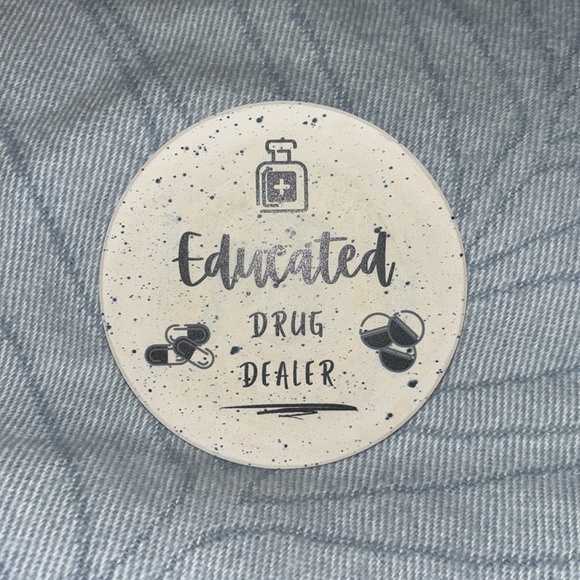 Medical professional/ Nurse themed humorous Ceramic Coasters 3 total - Picture 6 of 6